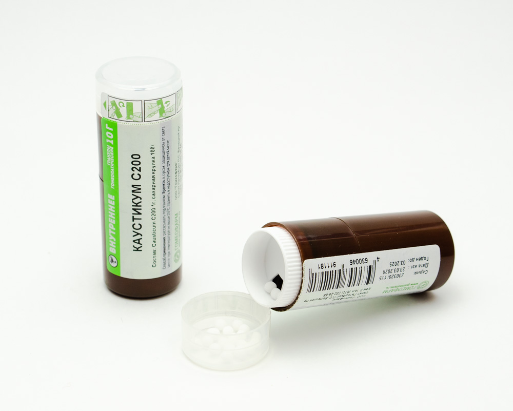 Каустикум гомеофарм  с доставкой, 130 руб., инструкция в аптеке .