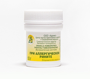 При аллергическом рините Адонис