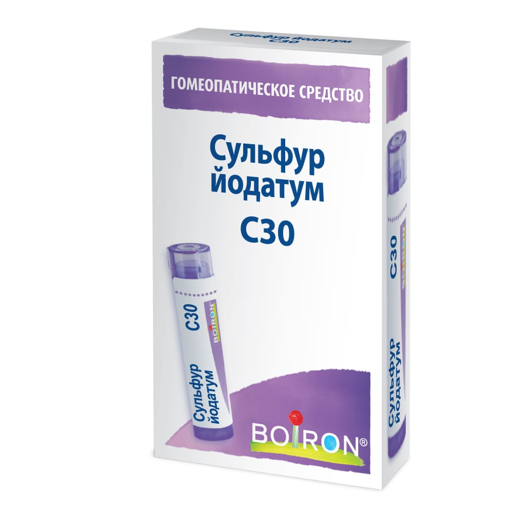 Сульфур йодатум (Sulfur iodatum) c30 Буарон