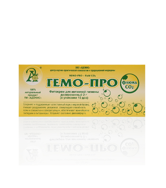 Гемо-Про Флюид СО 2 Адонис (Hemo-Pro) свечи