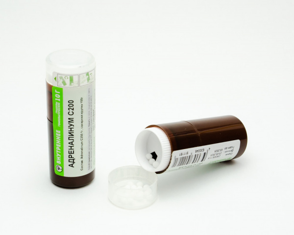 Адреналинум (Adrenalinum) Гомеофарм