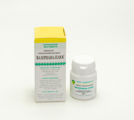 Картинка валериана-плюс (доктор н) от интернет-аптеки mosgomeopat.ru