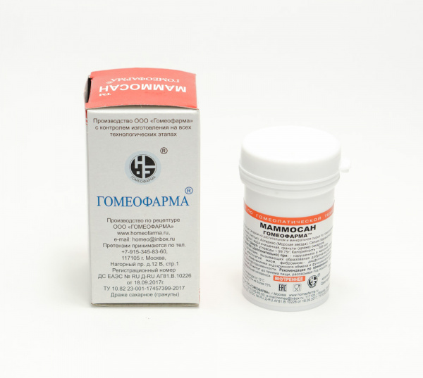 Картинка маммосан(гомеофарма) от интернет-аптеки mosgomeopat.ru