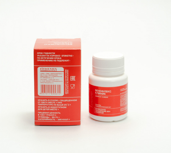 Картинка венофлекс клиник (фитасинтекс) от интернет-аптеки mosgomeopat.ru