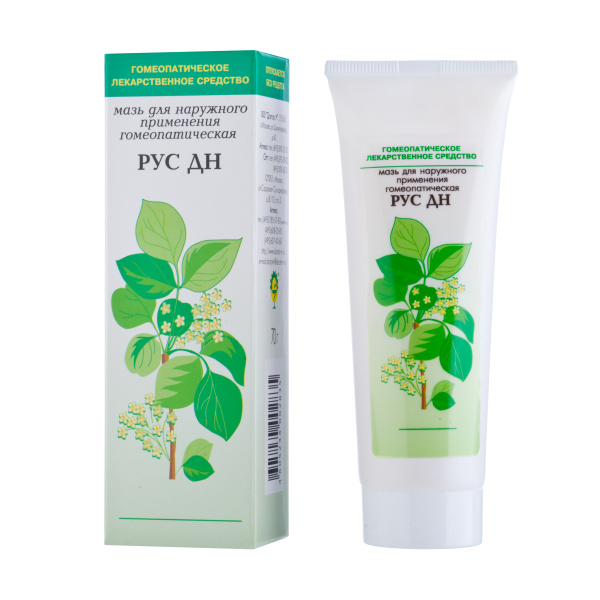 Рус ДН мазь для наружного применения гомеопатическая 70 г