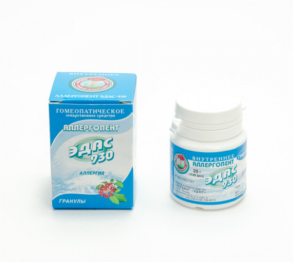 Картинка аллергопент эдас-930 от интернет-аптеки mosgomeopat.ru
