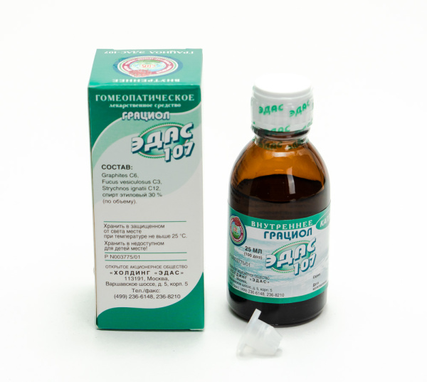 Картинка грациол эдас-107 от интернет-аптеки mosgomeopat.ru