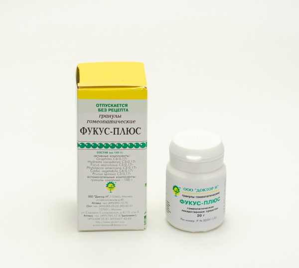Картинка фукус-плюс(доктор н) от интернет-аптеки mosgomeopat.ru
