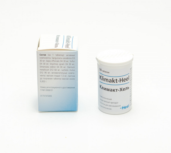 Картинка климакт-хель таблетки №50 от интернет-аптеки mosgomeopat.ru