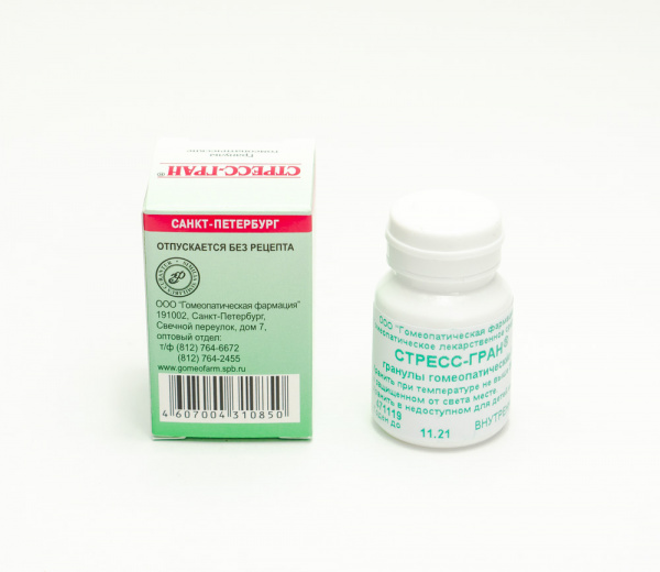 Картинка стресс-гран (гомеофарм) от интернет-аптеки mosgomeopat.ru