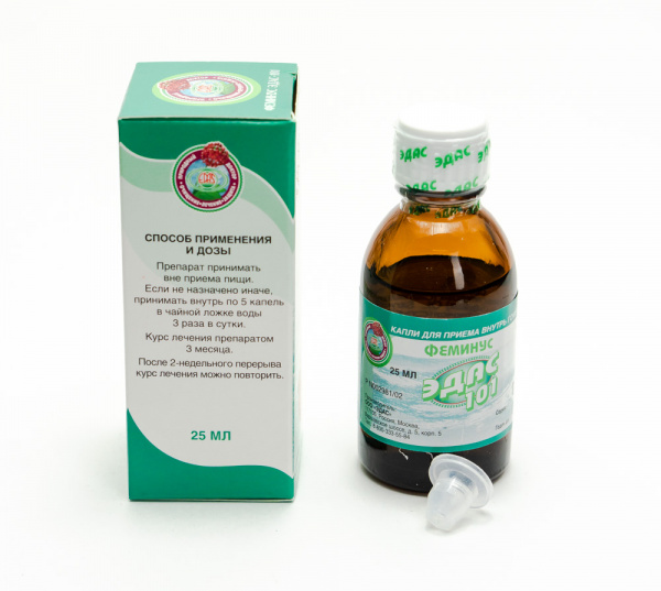 Картинка феминус эдас 101 от интернет-аптеки mosgomeopat.ru