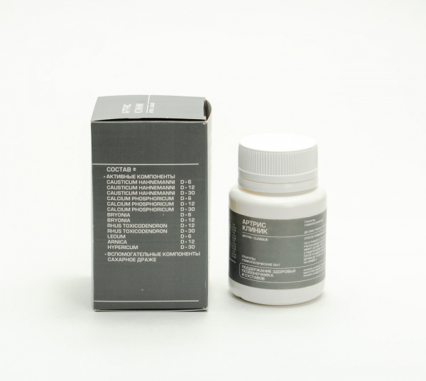 Картинка артрис-клиник(фитасинтекс) от интернет-аптеки mosgomeopat.ru