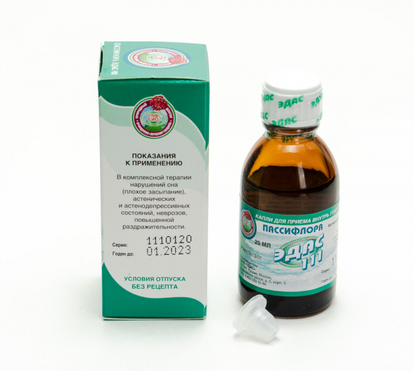 Картинка пассифлора эдас-111 от интернет-аптеки mosgomeopat.ru