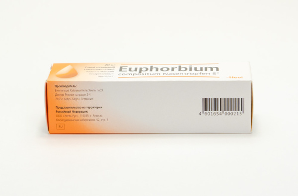 Картинка эуфорбиум композитум спрей  от интернет-аптеки mosgomeopat.ru