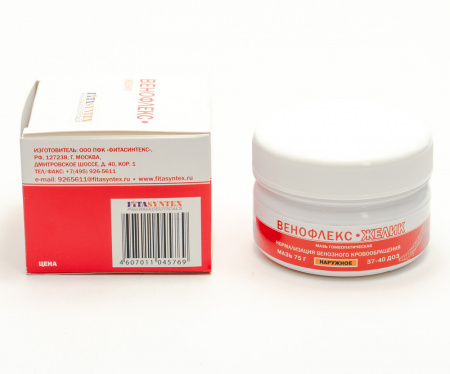 Картинка венофлекс желик (фитасинтекс) от интернет-аптеки mosgomeopat.ru