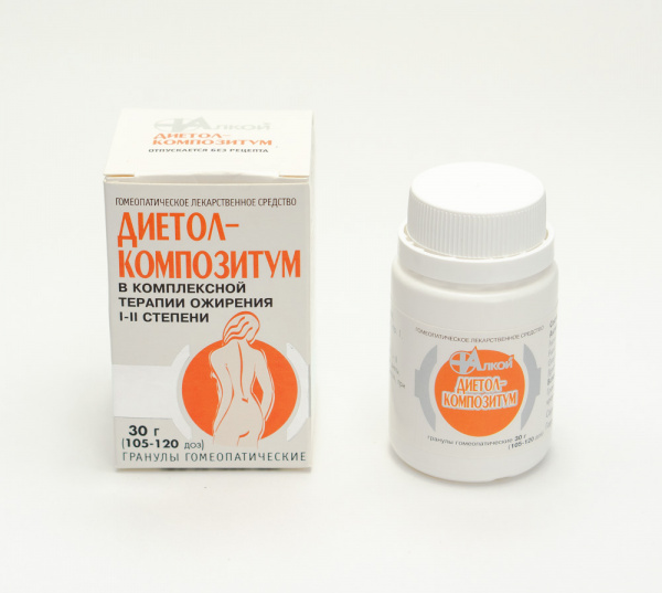 Картинка диетол-композитум (алкой) от интернет-аптеки mosgomeopat.ru