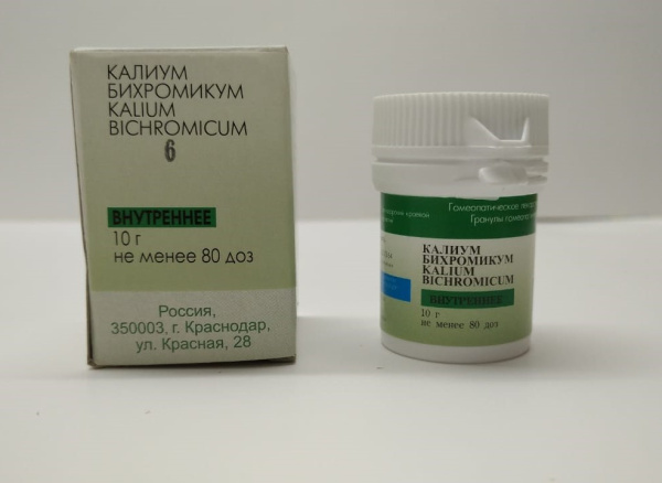 Кали бихромикум с6 кр