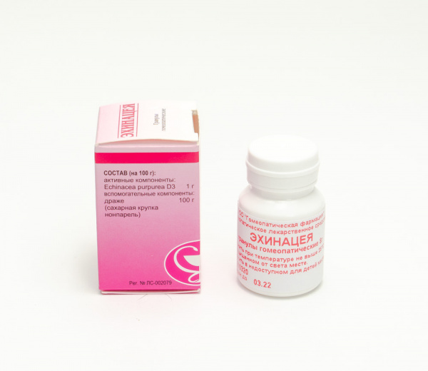 Картинка эхинацея (гомеофарм) от интернет-аптеки mosgomeopat.ru