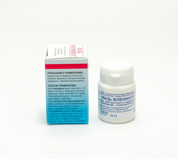 Картинка флеминга мазь(гомеофарм) от интернет-аптеки mosgomeopat.ru