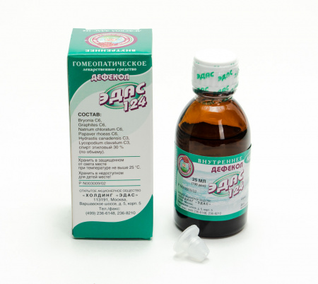 Картинка дефекол эдас-124 от интернет-аптеки mosgomeopat.ru