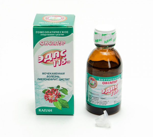 Картинка оксалур эдас-115 от интернет-аптеки mosgomeopat.ru