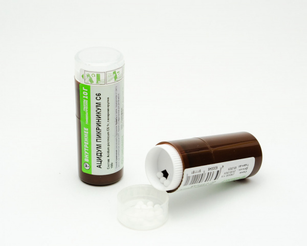 Ацидум пикриникум (Atsidum pikrinikum) Гомеофарм