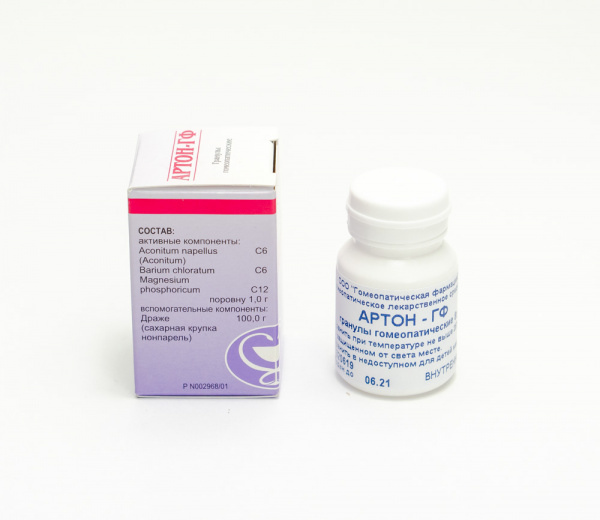 Картинка артон гф (гомеофарм) от интернет-аптеки mosgomeopat.ru