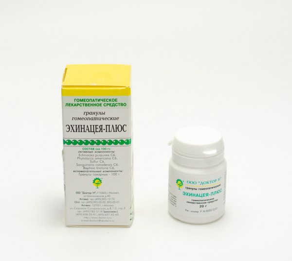 Картинка эхинацея-плюс(доктор н) от интернет-аптеки mosgomeopat.ru
