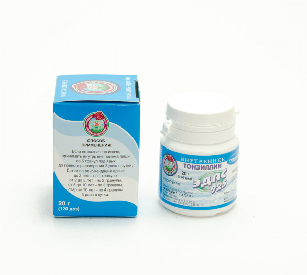 Картинка тонзиллин эдас-925 от интернет-аптеки mosgomeopat.ru