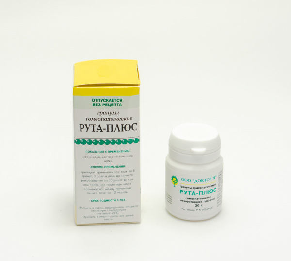 Картинка рута-плюс(доктор н) от интернет-аптеки mosgomeopat.ru
