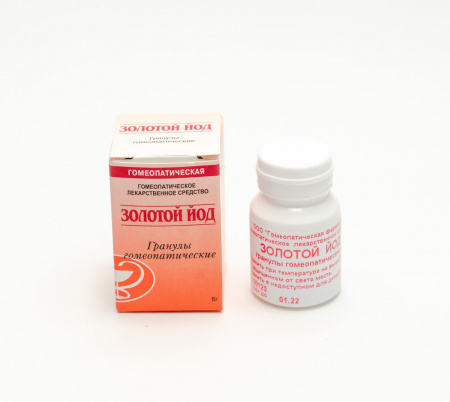 Картинка золотой йод(гомеофарм) от интернет-аптеки mosgomeopat.ru