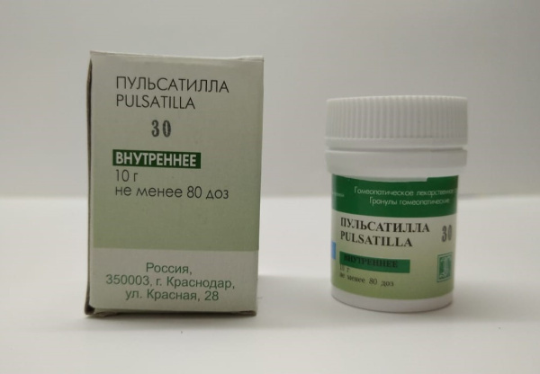 Пульсатилла с30 кр