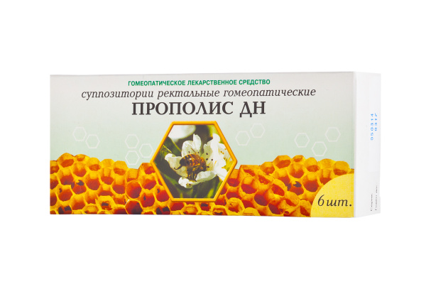 Прополис ДН суппозитории ректальные гомеопатические 6 шт