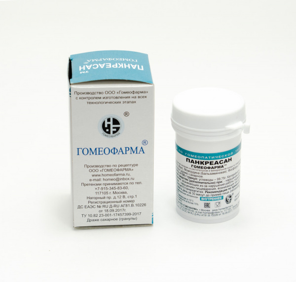 Картинка панкреасан(гомеофарма) от интернет-аптеки mosgomeopat.ru