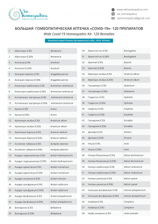 Картинка большая гомеопатическая аптечка "covid-19" via 120 от интернет-аптеки mosgomeopat.ru