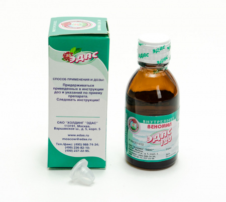 Картинка веномил эдас-120 от интернет-аптеки mosgomeopat.ru