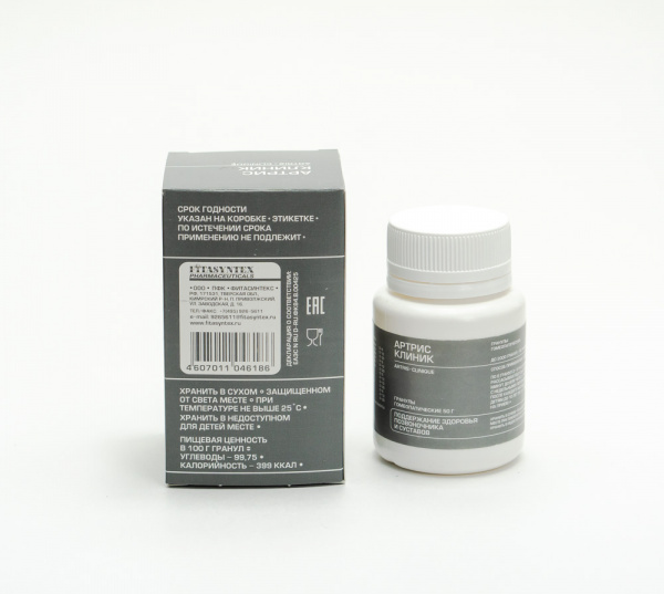 Картинка артрис-клиник(фитасинтекс) от интернет-аптеки mosgomeopat.ru