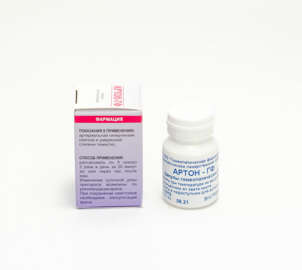 Картинка артон гф (гомеофарм) от интернет-аптеки mosgomeopat.ru