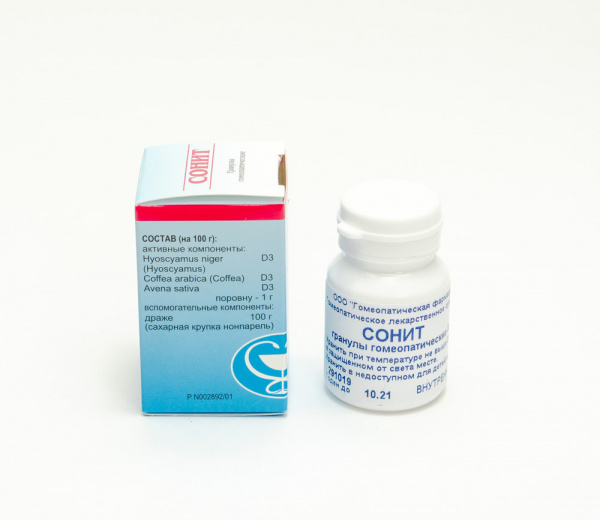 Картинка сонит (гомеофарм) от интернет-аптеки mosgomeopat.ru