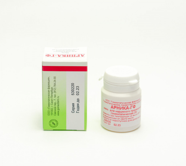 Картинка арника гф мазь от интернет-аптеки mosgomeopat.ru