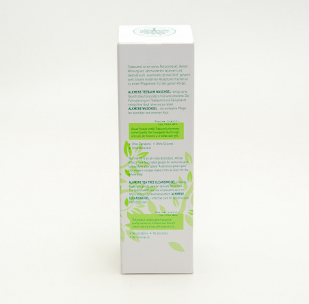 Картинка алкмене (alkmene) гель для умывания «чайное дерево» от интернет-аптеки mosgomeopat.ru