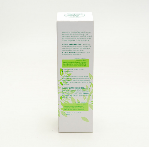 Картинка алкмене (alkmene) гель для умывания «чайное дерево» от интернет-аптеки mosgomeopat.ru