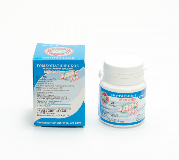 Картинка менолет эдас-939 от интернет-аптеки mosgomeopat.ru
