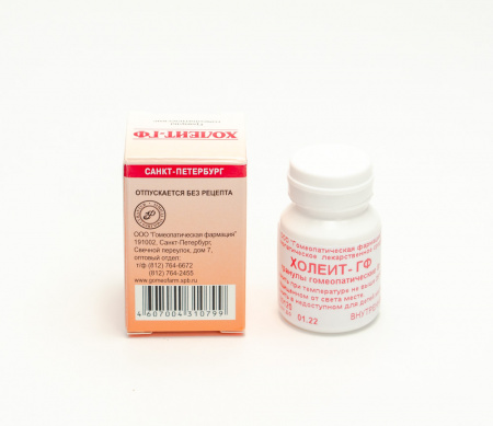 Картинка холеит гф(гомеофарм) от интернет-аптеки mosgomeopat.ru