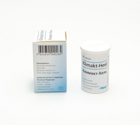 Картинка климакт-хель таблетки №50 от интернет-аптеки mosgomeopat.ru