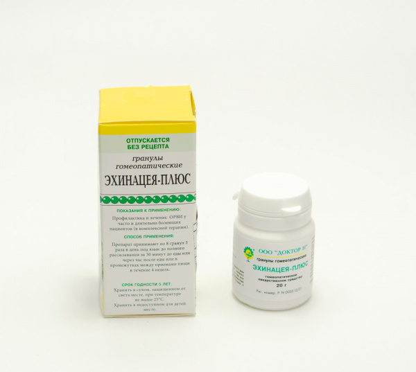 Картинка эхинацея-плюс(доктор н) от интернет-аптеки mosgomeopat.ru