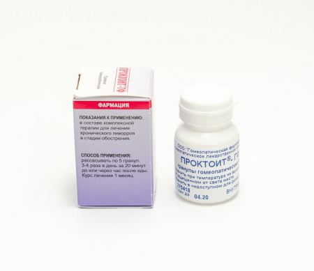 Картинка проктоит гф (гомеофарм) от интернет-аптеки mosgomeopat.ru